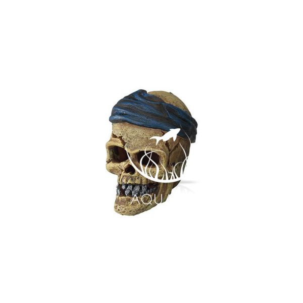 PIRATE SKULL HEAD-CRACK /  CZASZKA przepaska NIEBIESKA (234-430101)