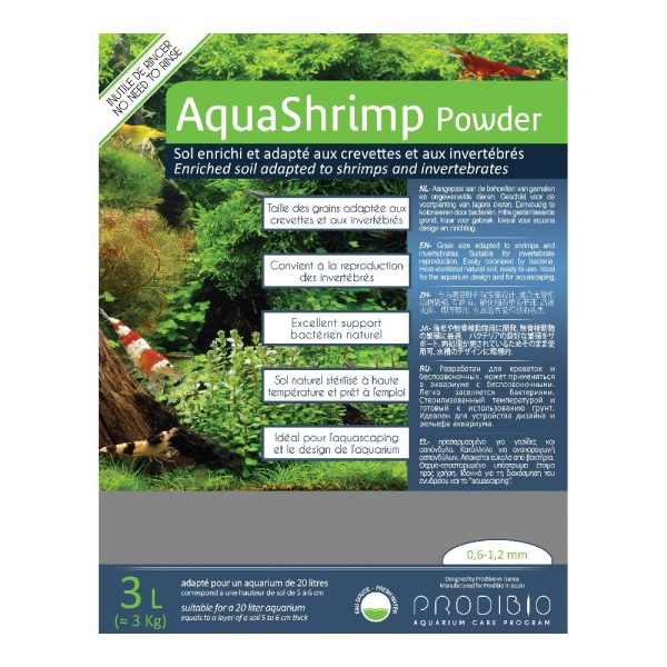 PRODIBIO AquaShrimp Powder 3 l (+ PRO868 BacterKit Soil 6 amp.) (PRO866) sklep akwarystyczny śląsk