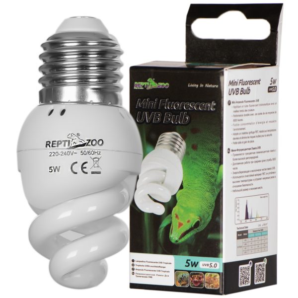 Repti-Zoo Mini UVB lamp 5.0 5W - mini żarówka UVB tropikalna sklep akwarystyczny śląsk