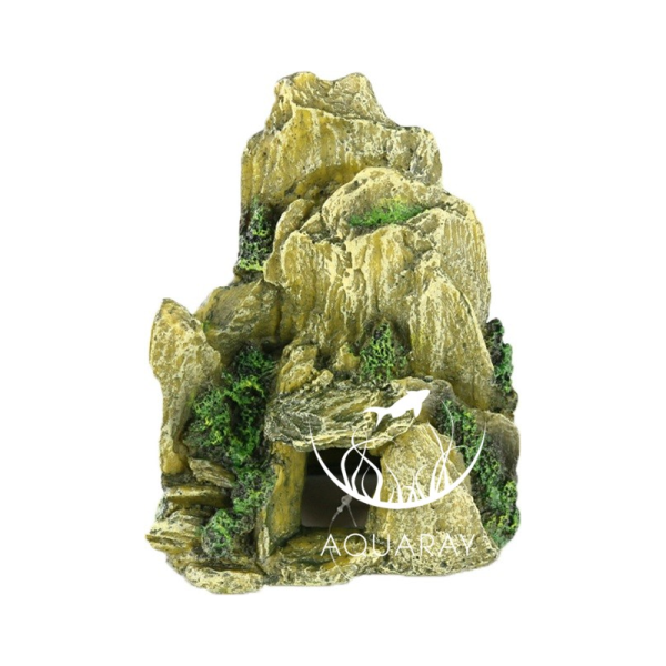 STONE -L / Skała z grotą i mchem 19cm (234-104569)
