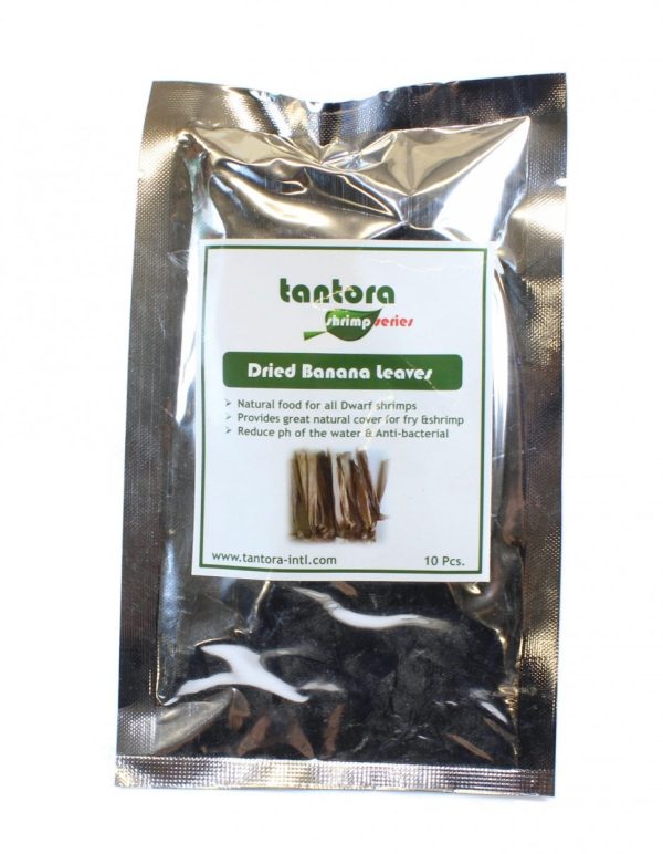 Tantora Banana Leaves Liście Bananowca 10 Sztuk sklep premium dla akwarystów