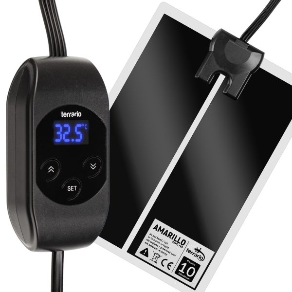 Terrario Amarillo 10W - mata grzewcza z termostatem LCD sklep premium dla akwarystów