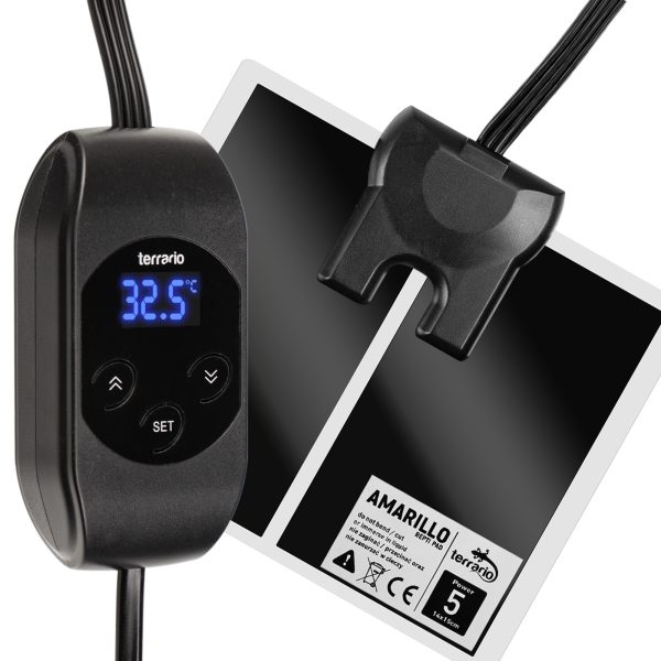 Terrario Amarillo 5W - mata grzewcza z termostatem LCD sklep premium dla akwarystów