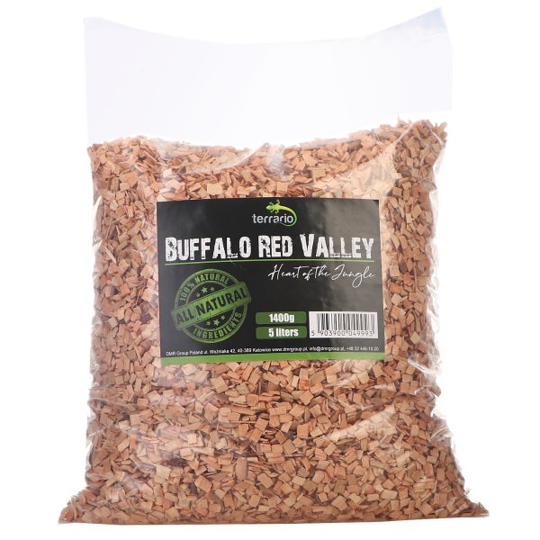 Terrario Buffalo Red Valley 5l - średnie zrębki olcha sklep akwarystyczny śląsk