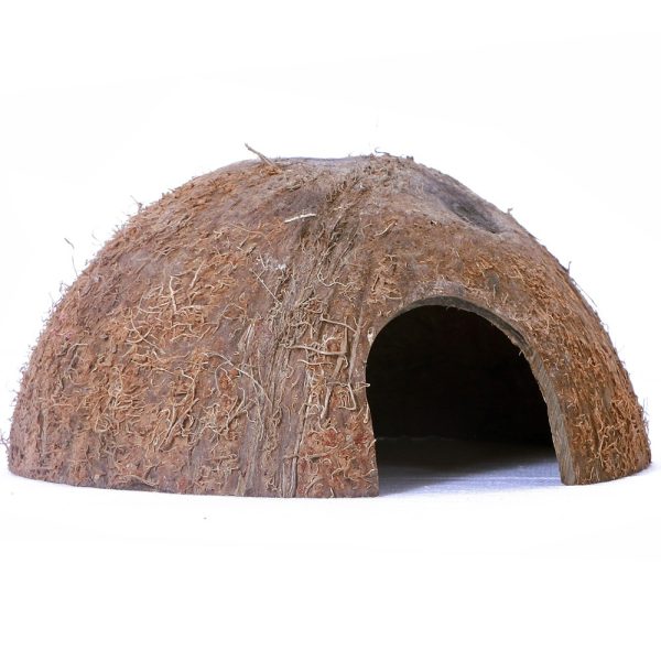 Terrario CocoCave L - połówka kokos naturalny sklep akwarystyczny śląsk