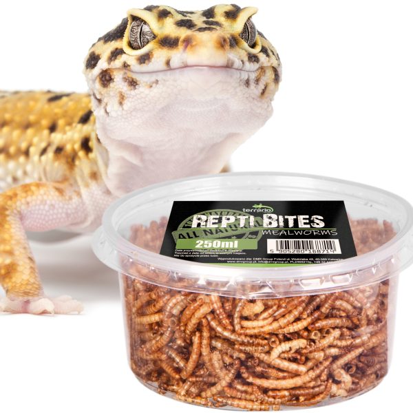 TR REPTI BITES MEALWORMS 250ML
