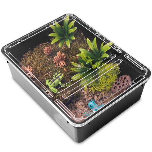 Terrario Reptiland Black 25x19x7