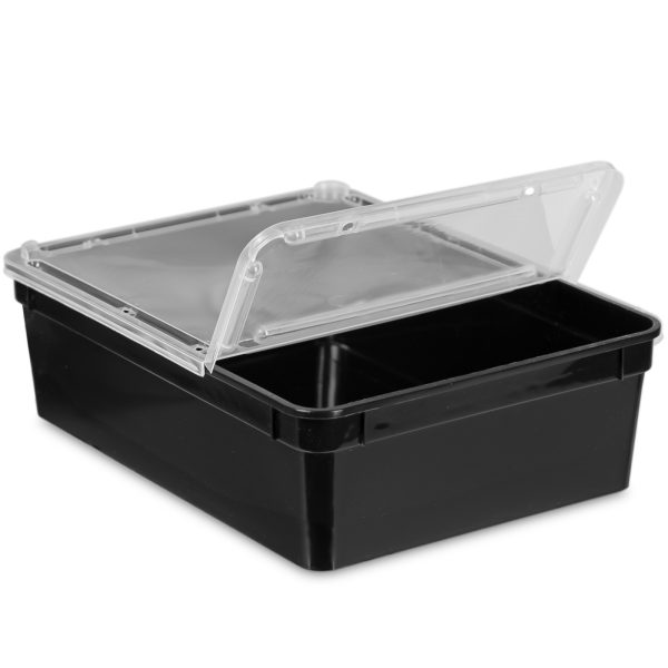 5cm - czarne terrarium faunarium