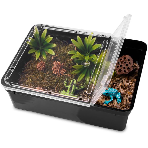Terrario Reptiland Black 25x19x7