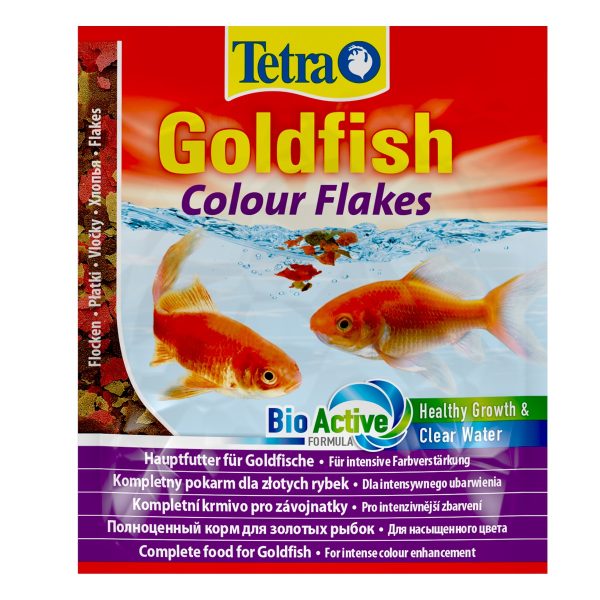 Tetra Goldfish Colour Flakes 12g - pokarm premium dla złotych rybek sklep akwarystyczny śląsk