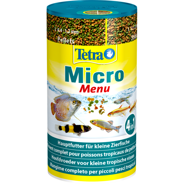 Tetra Micro Menu 100ml - zestaw pokarmów 4 w 1 sklep akwarystyczny śląsk