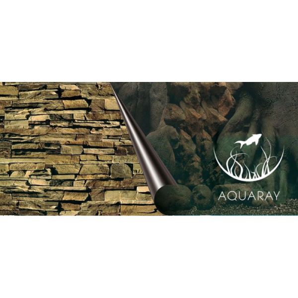 sklep akwarystyczny - Tło dwustronne TREE + ROCK 60x30cm (241-108994)
