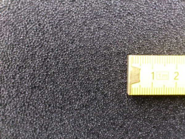 Wkład Filtracyjny Gąbka 25X25X10 45Ppi CZARNA sklep premium dla akwarystów