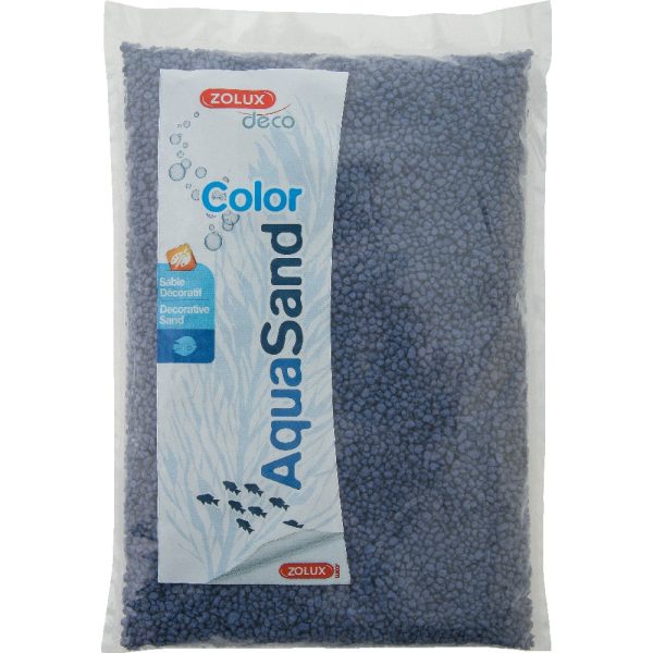 ZOLUX Aquasand Color błękit ultramarynowy 1 kg (346087)