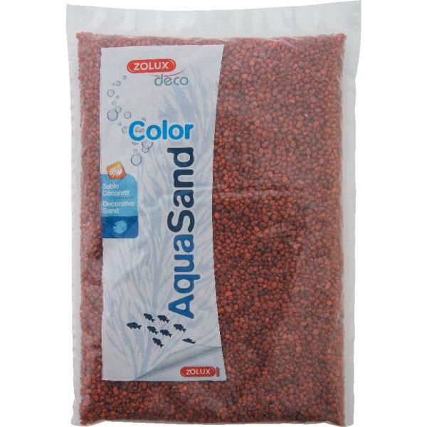 ZOLUX Aquasand Color czerwień baskijska 1 kg (346097)