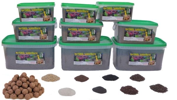 Zestaw Żwirek Natural Substrate Kulki Akwa 60-65L sklep akwarystyczny śląsk