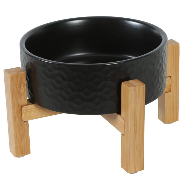 Zolux Keramo Solo - miska ceramiczna czarna 700ml sklep akwarystyczny śląsk