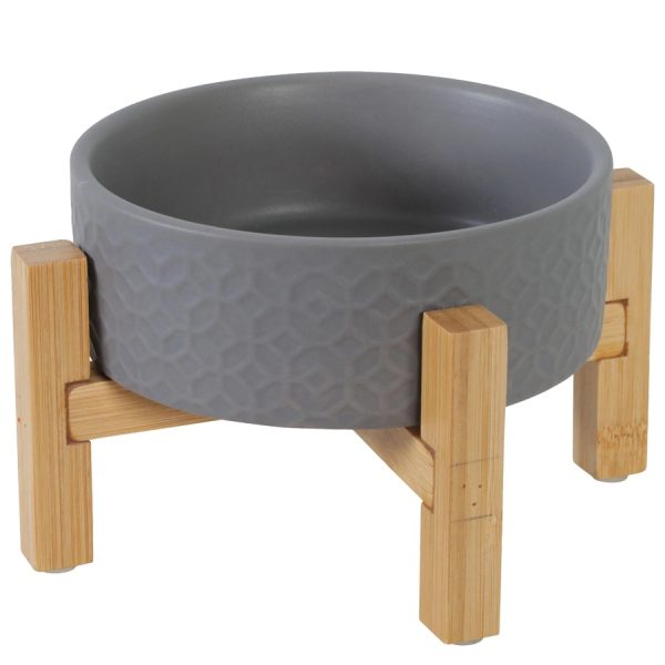 Zolux Keramo Solo - miska ceramiczna szara 300ml sklep akwarystyczny śląsk