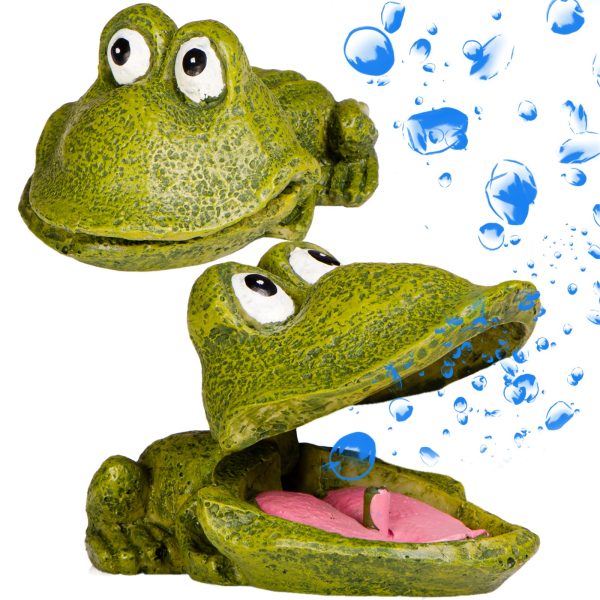 Kruger Meier Froggy Bubble Set – Ozdoba z napowietrzaczem do akwarium sklep premium dla akwarystów