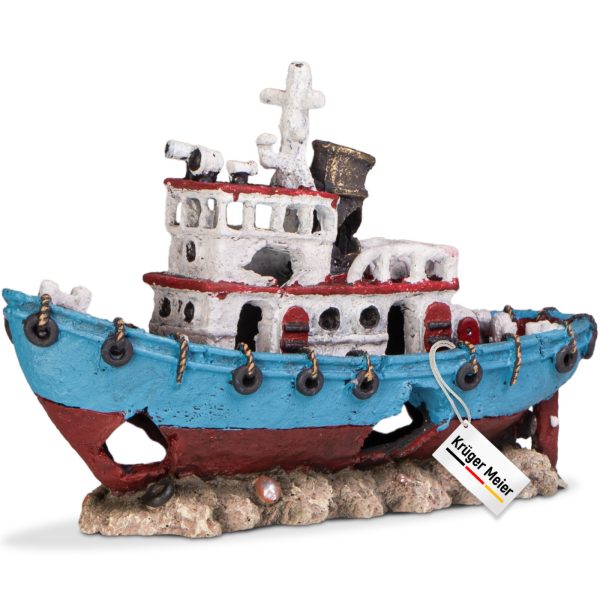 Kruger Meier Shipwreck – Statek do akwarium 28x9x18 cm sklep akwarystyczny śląsk