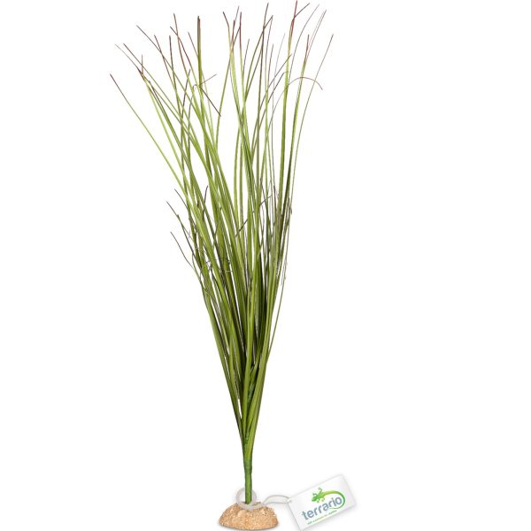 Terrario - Sztuczna roślina do terrarium i akwarium - Wysoka trawa 15x7x41 cm sklep akwarystyczny śląsk