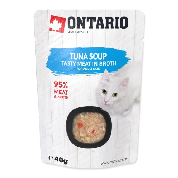 ONTARIO Cat Soup Tuna with vegetables 40g (213-3171) sklep akwarystyczny śląsk