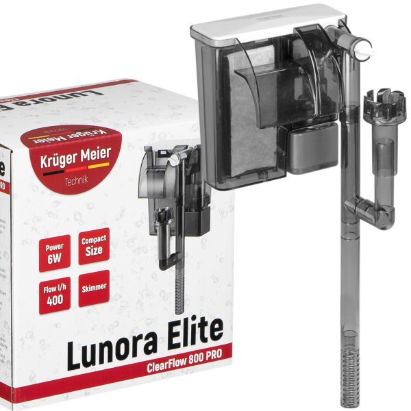 Kruger Meier Lunora Elite 800 - filtr kaskadowy do akwarium 35l - 70l sklep akwarystyczny śląsk