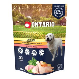 ONTARIO Saszetka Kurczak z warzywami w bulionie 300g  (214-3333) sklep akwarystyczny śląsk