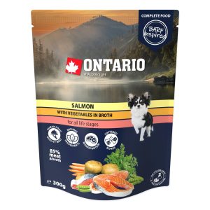 ONTARIO Saszetka Łosoś z warzywami w bulionie 300g  (214-3398) sklep akwarystyczny śląsk