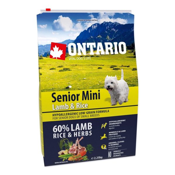 ONTARIO Senior Mini Lamb & Rice 2