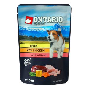 ONTARIO  saszetka  wątróbka z  Kurczakiem   w rosole  100g (214-3033) sklep akwarystyczny śląsk