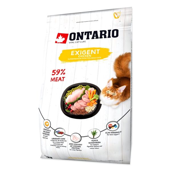 Ontario Cat Exigent 2kg / Pokarm dla kotów szczególnie wybrednych  (213-10535)