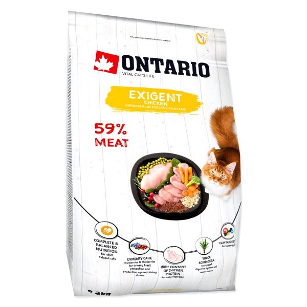 Ontario Cat Exigent 2kg / Pokarm dla kotów szczególnie wybrednych  (213-10535) sklep akwarystyczny śląsk