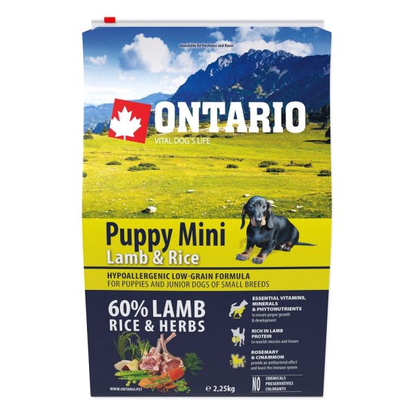 Ontario Puppy Mini Lamb & Rice 2