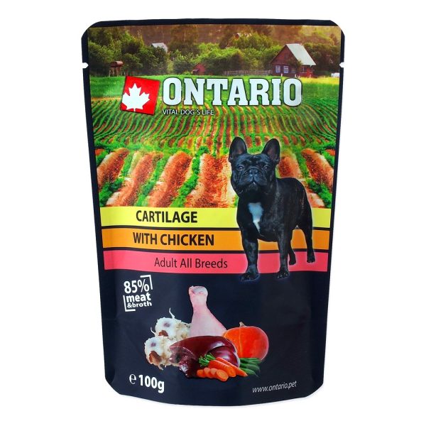 Ontario  saszetka  chrząstki z Kurczakiem    w rosole  100g (214-3032) sklep akwarystyczny śląsk