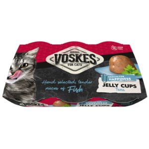 Voskes Jelly Cups Tuna - galaretka z tuńczykiem przysmak dla kota 6x25g sklep akwarystyczny śląsk