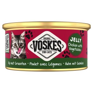 Voskes Jelly Wetfood Chicken With Vegetables - kurczak z warzywami w galarecie mokra karma dla kota 85g sklep akwarystyczny śląsk