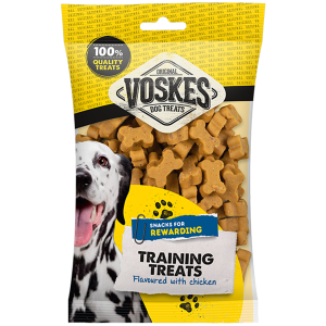 Voskes Training Treats Chicken - przysmaki treningowe dla psa kości kurczak 200g sklep akwarystyczny śląsk