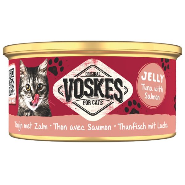 Voskes Tuna With Salmon - tuńczyk z łososiem mokra karma dla kota 85g sklep akwarystyczny śląsk