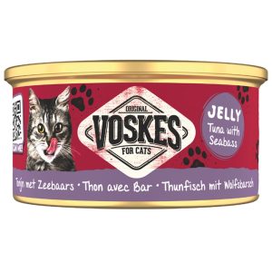 Voskes Tuna With Seabass - mokra karma dla kota tuńczyk z okoniem 85g sklep akwarystyczny śląsk