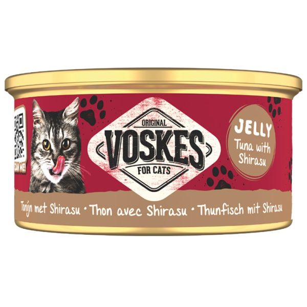 Voskes Tuna With Shirasu - tuńczyk z sardelą mokra karma dla kota 85g sklep akwarystyczny śląsk
