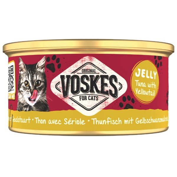Voskes Tuna With Yellowtail 85g – tuńczyk z żółtogonem mokra karma dla kota sklep akwarystyczny śląsk