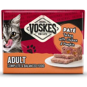 Voskes Turkey With Chicken & Pumpkin – Mokra karma dla kota z indykiem