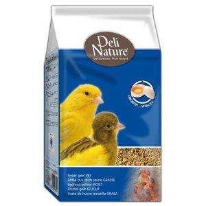 Deli Nature Eggfood Yellow Moist – wilgotna jajeczna karma dla kanarków żółtych 1 kg sklep akwarystyczny śląsk