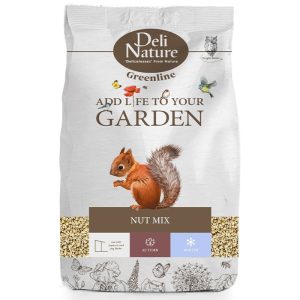 Deli Nature Greenline Nut Mix - pokarm dla ptaków i wiewiórek 500g sklep akwarystyczny śląsk