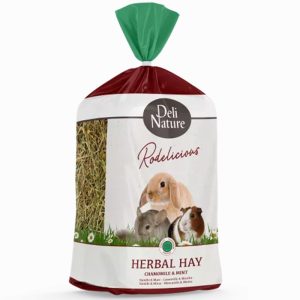 Deli Nature Rodelicious Herbal Hay Chamomile & Mint - sianko ziołowe z rumiankiem i miętą 600g sklep akwarystyczny śląsk