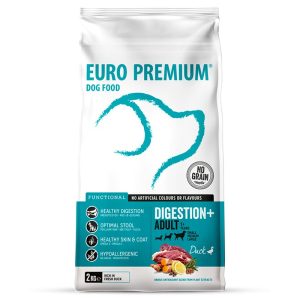 Euro Premium Adult Digestion - sucha karma dla psa z kaczką wspomagająca trawienie 2 kg sklep akwarystyczny śląsk