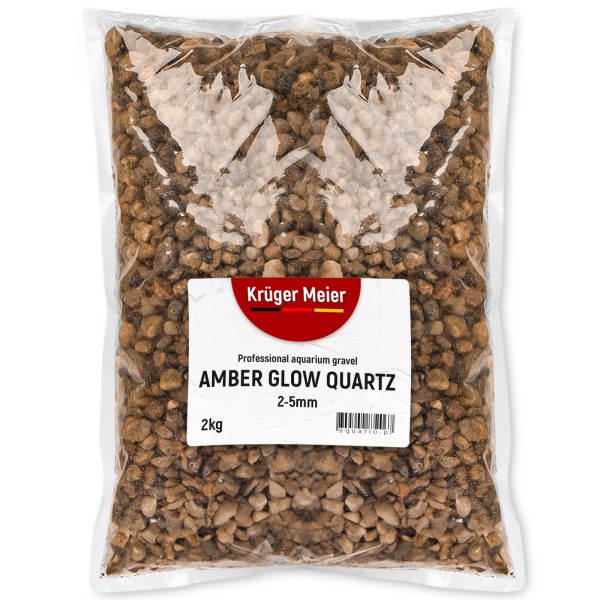 Kruger Meier Amber Glow Quartz 2-5 mm - Żwirek do akwarium 2kg sklep akwarystyczny śląsk