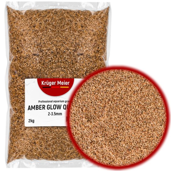 KM AMBER GLOW QUARTZ 2-3.5 sklep akwarystyczny / terrarystyczny