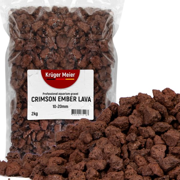 Kruger Meier Crimson Ember Lava 10–20 mm – Lawowe podłoże strukturalne 2 kg
